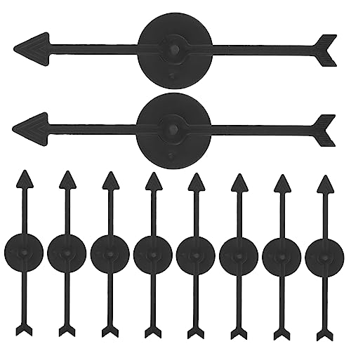 PartyKindom 10 Stück Teiliges DIY Drehplatten Lange Schwarze Zeiger Zubehör für Brettspiel Bastelkit für Schule Party Spielspaß PartyKindom 10 Stück Teiliges DIY Drehplatten Lange Schwarze Zeiger Zubehör für Brettspiel Bastelkit für Schule Party Spielspaß von PartyKindom
