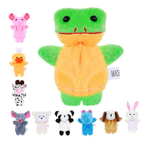 PartyKindom 10 Stück Teiliges Fingerpuppen aus Plüsch Bunte Tier Fingerpuppen für Kleinkinder Sicheres Interaktives für Jungen und Mädchen und Lernspielzeug für Kindergeburtstag und Eltern PartyKindom 10 Stück Teiliges Fingerpuppen aus Plüsch Bunte Tier Fingerpuppen für Kleinkinder Sicheres Interaktives für Jungen und Mädchen und Lernspielzeug für Kindergeburtstag und Eltern von PartyKindom
