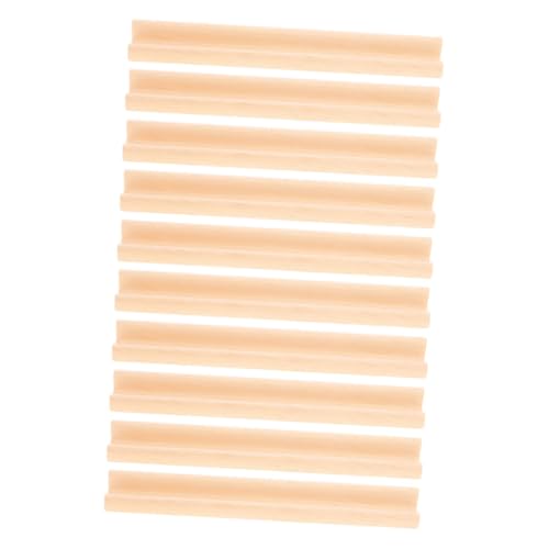 PartyKindom 10 Stück Teiliges Holz Domino Halter für Domino Spiel Zubehör Elegante und Funktionale Basis aus Natürlichem Holz für DIY Projekte und Spielabende Erleichtert Minimiert die PartyKindom 10 Stück Teiliges Holz Domino Halter für Domino Spiel Zubehör Elegante und Funktionale Basis aus Natürlichem Holz für DIY Projekte und Spielabende Erleichtert Minimiert die von PartyKindom