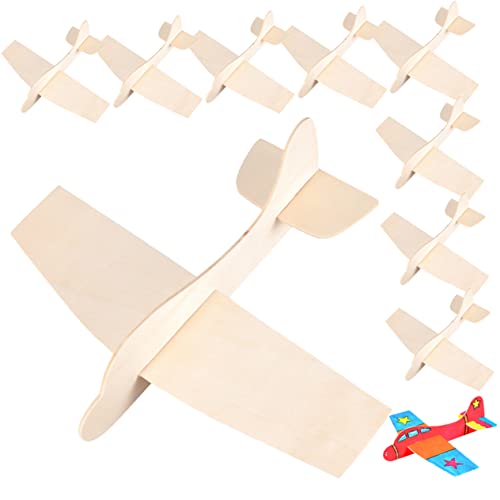 PartyKindom 10 Stück Teiliges Holz Flugzeug Modell Bausatz für DIY Malset Leeres Design Fördert Kreativität und Hand Augen Koordination für Geburtstag und Feste PartyKindom 10 Stück Teiliges Holz Flugzeug Modell Bausatz für DIY Malset Leeres Design Fördert Kreativität und Hand Augen Koordination für Geburtstag und Feste von PartyKindom