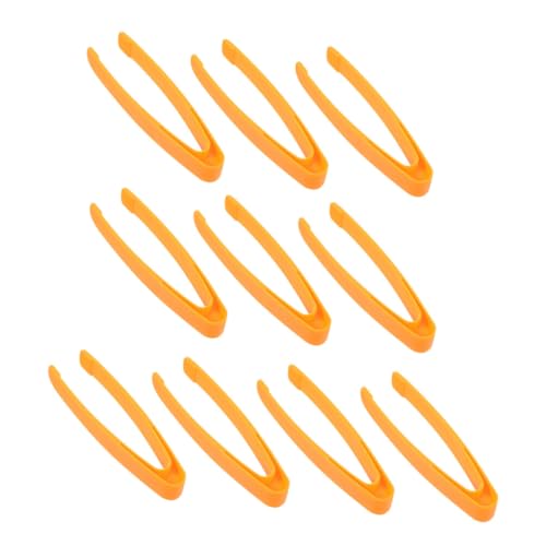 PartyKindom 10 Stück Teiliges Kunststoff Pinzetten Ergonomisch Geformt Sicher ohne Scharfe Kanten Bunte Sortier Bastelpinzetten Feinmotorik im Kindergarten und Schulunterricht von PartyKindom