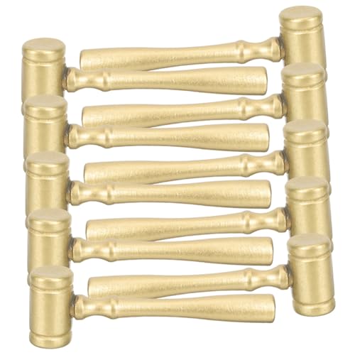 PartyKindom 10 Stück Teiliges Mini Holzhammer Kleine Holzklöppel für Motorische Langlebige und Sichere Holzmaterialien für Handtraining und Geburtstagsgeschenk PartyKindom 10 Stück Teiliges Mini Holzhammer Kleine Holzklöppel für Motorische Langlebige und Sichere Holzmaterialien für Handtraining und Geburtstagsgeschenk von PartyKindom