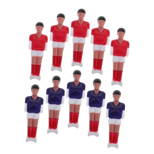 PartyKindom 10 Stück Teiliges Mini Tischfußball Spieler Ersatzteile Set Foosball Puppen Kompakt und Tragbar Geeignet für Zuhause Büro und Entspannendes Tischfußball Zubehör von PartyKindom