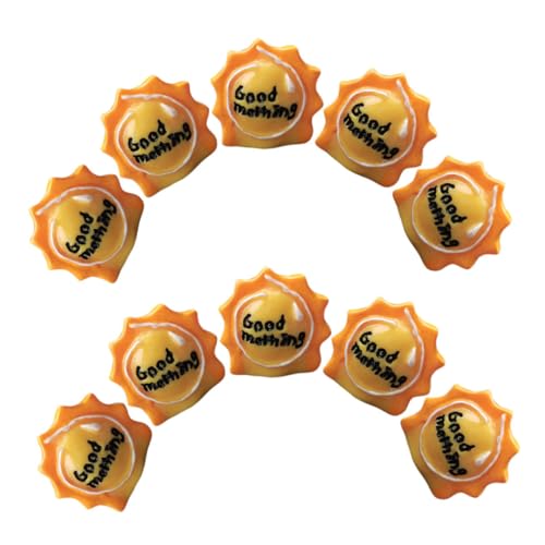 PartyKindom 10 Stück Teiliges Miniatur Sonnenfigur aus Langlebigem Resin Realistische Mini Sonne für Puppenhaus Dekoration DIY Beach Cake Topper für Feengarten Micro Landschaft Zubehör PartyKindom 10 Stück Teiliges Miniatur Sonnenfigur aus Langlebigem Resin Realistische Mini Sonne für Puppenhaus Dekoration DIY Beach Cake Topper für Feengarten Micro Landschaft Zubehör von PartyKindom