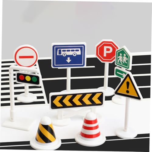 PartyKindom 10 Stück Teiliges Verkehrszeichen Realistische Miniatur Straßenschilder mit Leuchtenden Farben Robustes Material Leicht und Kompakt für Sandspiel und Rollenspiele Fördert PartyKindom 10 Stück Teiliges Verkehrszeichen Realistische Miniatur Straßenschilder mit Leuchtenden Farben Robustes Material Leicht und Kompakt für Sandspiel und Rollenspiele Fördert von PartyKindom