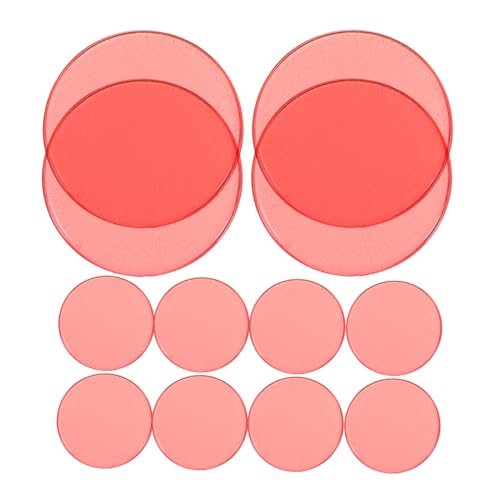 PartyKindom 100 Stück Bingo Chips Halbtransparente Zählchips für Mathe Bildung für Bingo Spiele und Lernressourcen Stabile Plastikmarkierer Rot PartyKindom 100 Stück Bingo Chips Halbtransparente Zählchips für Mathe Bildung für Bingo Spiele und Lernressourcen Stabile Plastikmarkierer Rot von PartyKindom
