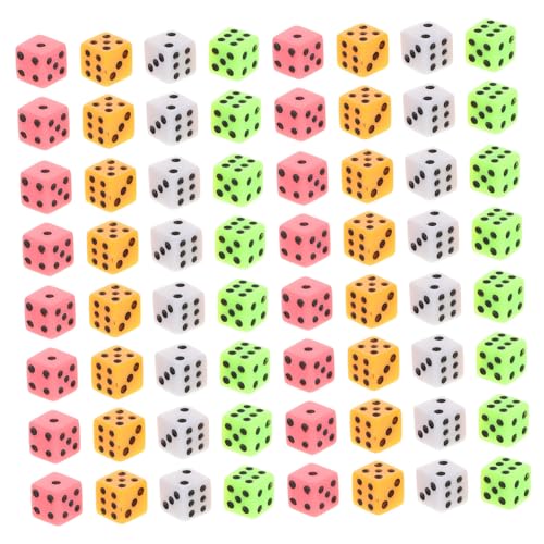 PartyKindom 100 Stück Farbige Würfel Taschenwürfel Bunte Würfel Mini-Würfel Acryl PartyKindom 100 Stück Farbige Würfel Taschenwürfel Bunte Würfel Mini-Würfel Acryl von PartyKindom