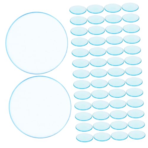PartyKindom 100 Stück Halbtransparente Bingo Chips in Transparent lakeblau Vielseitige Spielmünzen für Brettspiele Mathe lernspiele und Zählübungen Langlebige Party Belohnungschips von PartyKindom
