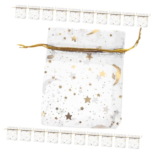 PartyKindom 100 Stück Netztasche Zimmerdekoration Fächerbeutel aus Organza Dekorationen Schmuckbeutel Gäste geschenkverpackung hochzeitsdekoration Geschenkbeutel Organza Armband Taschen Golden PartyKindom 100 Stück Netztasche Zimmerdekoration Fächerbeutel aus Organza Dekorationen Schmuckbeutel Gäste geschenkverpackung hochzeitsdekoration Geschenkbeutel Organza Armband Taschen Golden von PartyKindom