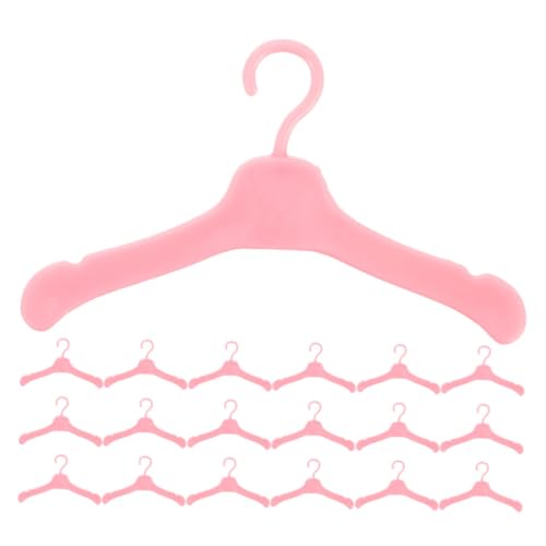PartyKindom 100 Stück Teiliges Mini Puppen Kleiderbügel aus Kunststoff Realistische Kleine Kleiderständer für Puppenkleidung Zubehör zur Puppenschrank Ordnung und Dekoration Geeignet für von PartyKindom