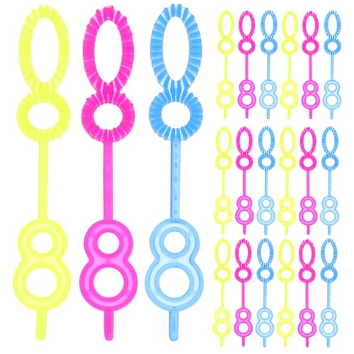 PartyKindom 100 Stück Teiliges Seifenblasenstab aus Kunststoff Ergonomisch Geformt Sicher und Leicht zu Greifen Bunte Mini Bubble Maker für Outdoor für Jungen und Mädchen PartyKindom 100 Stück Teiliges Seifenblasenstab aus Kunststoff Ergonomisch Geformt Sicher und Leicht zu Greifen Bunte Mini Bubble Maker für Outdoor für Jungen und Mädchen von PartyKindom