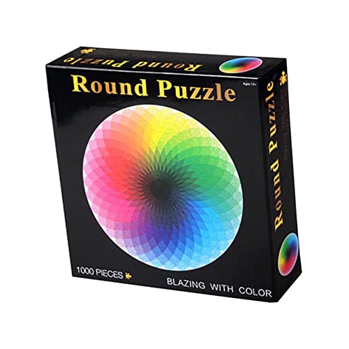 PartyKindom 1000 Stück Rundes Teile Puzzle für und Farbenfrohes Jigsaw Puzzle für Frühes Lernen und Langlebig als zu Weihnachten für Fans PartyKindom 1000 Stück Rundes Teile Puzzle für und Farbenfrohes Jigsaw Puzzle für Frühes Lernen und Langlebig als zu Weihnachten für Fans von PartyKindom