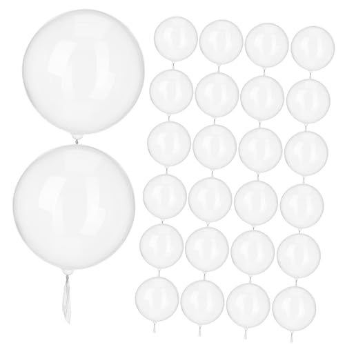 PartyKindom 100Stücke Bobo Ballons Transparente und Geburtstagsballons aus Tpu für Elegante Partydekorationen Vielseitig Einsetzbar für Feiern Drinnen PartyKindom 100Stücke Bobo Ballons Transparente und Geburtstagsballons aus Tpu für Elegante Partydekorationen Vielseitig Einsetzbar für Feiern Drinnen von PartyKindom