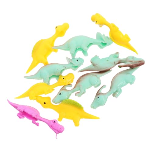 PartyKindom 10Stücke Dinosaurier Finger Schleuder Lustige Dekompressionsspielzeuge aus TPR für Sicheres und Langlebiges Partyspielzeug Zufälligen Farben für Stressabbau PartyKindom 10Stücke Dinosaurier Finger Schleuder Lustige Dekompressionsspielzeuge aus TPR für Sicheres und Langlebiges Partyspielzeug Zufälligen Farben für Stressabbau von PartyKindom