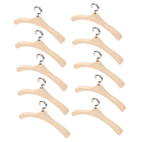 PartyKindom 10Stücke Holz Puppen Kleiderbügel Miniatur Kleiderbügel für Puppenschränke für Kreatives und Puppen Zubehör Sicher für Erwachsene PartyKindom 10Stücke Holz Puppen Kleiderbügel Miniatur Kleiderbügel für Puppenschränke für Kreatives und Puppen Zubehör Sicher für Erwachsene von PartyKindom
