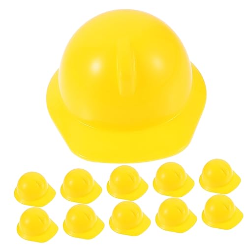 PartyKindom 10Stücke Mini Bauhelm Realistischer Puppenhelm für Kreative Dekoration Stabil und Langlebig für BAU und Spielszene Leuchtende Farben für Fantasievolles PartyKindom 10Stücke Mini Bauhelm Realistischer Puppenhelm für Kreative Dekoration Stabil und Langlebig für BAU und Spielszene Leuchtende Farben für Fantasievolles von PartyKindom