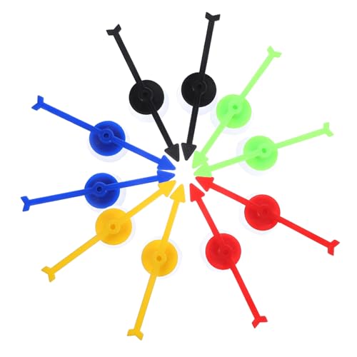 PartyKindom 10Stücke Pfeilspinner für Brettspiele Saugnapf Zeiger für DIY Lotterierad Trinkspiele Robuste Pfeile für Spielzubehör und Unterrichtsprojekte PartyKindom 10Stücke Pfeilspinner für Brettspiele Saugnapf Zeiger für DIY Lotterierad Trinkspiele Robuste Pfeile für Spielzubehör und Unterrichtsprojekte von PartyKindom
