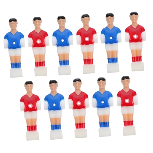 PartyKindom 11 Stück Teiliges Foosball Ersatzspieler aus Robustem Kunststoff Farbige Tischfußball Figuren Kompatibel mit Meisten Tischfußballtischen Langlebig und Bruchfest für Reparatur und von PartyKindom