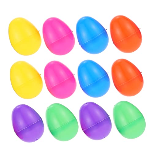 PartyKindom 12 Stück Ei Dekoration Eierspielzeug Ostereier leer zum Ausbrüten von Eiern große Ostereier gefüllt spielzeuge ostern künstliche eier Ostereier-Spielzeugfüller Plastik PartyKindom 12 Stück Ei Dekoration Eierspielzeug Ostereier leer zum Ausbrüten von Eiern große Ostereier gefüllt spielzeuge ostern künstliche eier Ostereier-Spielzeugfüller Plastik von PartyKindom