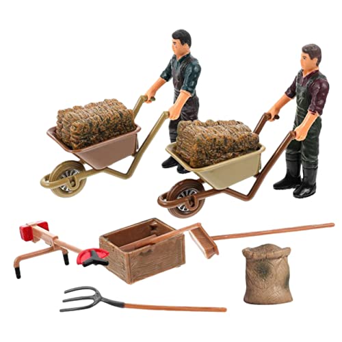 PartyKindom 12 Stück Farmmodellspielzeug Bauernhaus Thematisiert Stabil Miniatur Mini-rechen Für Die Gartenarbeit Zubehör Für Spielzeugbauernhöfe Scheune Klein Zaun Gebäude PartyKindom 12 Stück Farmmodellspielzeug Bauernhaus Thematisiert Stabil Miniatur Mini-rechen Für Die Gartenarbeit Zubehör Für Spielzeugbauernhöfe Scheune Klein Zaun Gebäude von PartyKindom