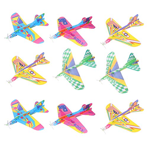 PartyKindom 12 Stück Schaumstoff Flugzeug Spielzeug Handwerfende Segelflugzeuge für Kinder für Geburtstagsfeiern und Draußen Fördert Hand Augen Koordination Leicht und Sicher PartyKindom 12 Stück Schaumstoff Flugzeug Spielzeug Handwerfende Segelflugzeuge für Kinder für Geburtstagsfeiern und Draußen Fördert Hand Augen Koordination Leicht und Sicher von PartyKindom