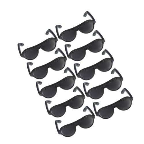 PartyKindom 12 Stück Mini -Sonnenbrille Puppe Mädchen für Zubehör Sonnenbrillen basteln gläser Mini-Sonnenbrille Schwarz PartyKindom 12 Stück Mini -Sonnenbrille Puppe Mädchen für Zubehör Sonnenbrillen basteln gläser Mini-Sonnenbrille Schwarz von PartyKindom