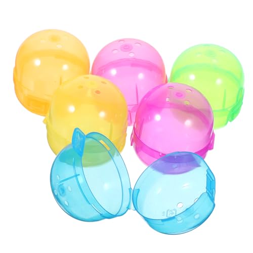 PartyKindom 12 Stück Teiliges Befüllbare Plastik Kapselkugeln Transparente Bunte Spielzeugkugeln für Kaugummiautomaten Wiederverwendbare Füllbehälter für Partys und Kleine Geschenke PartyKindom 12 Stück Teiliges Befüllbare Plastik Kapselkugeln Transparente Bunte Spielzeugkugeln für Kaugummiautomaten Wiederverwendbare Füllbehälter für Partys und Kleine Geschenke von PartyKindom