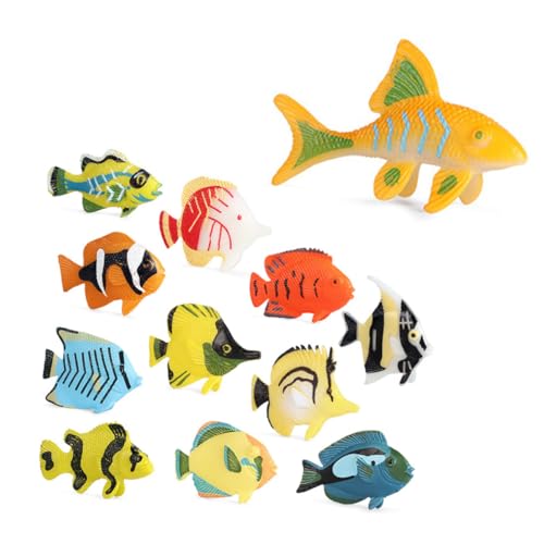 PartyKindom 12 Stück Teiliges Miniatur Seetiere Modellspielzeug Realistische Desktop Dekoration für Aquarien Accessoires und Kreative Raumgestaltung PartyKindom 12 Stück Teiliges Miniatur Seetiere Modellspielzeug Realistische Desktop Dekoration für Aquarien Accessoires und Kreative Raumgestaltung von PartyKindom