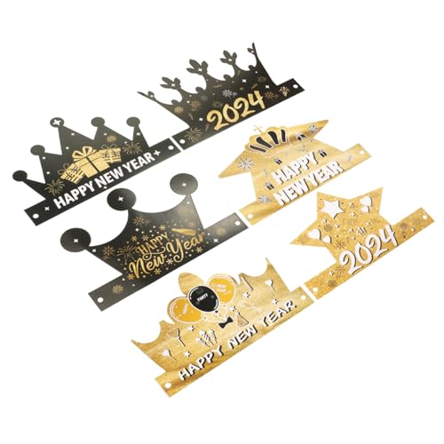 PartyKindom 12 Stück Teiliges Neujahrs Papierhut Leicht und Bequem Dekorative Partyhüte als Foto Requisiten für Silvester Feiern und Kinderaktivitäten Bunte Happy Year Accessoires PartyKindom 12 Stück Teiliges Neujahrs Papierhut Leicht und Bequem Dekorative Partyhüte als Foto Requisiten für Silvester Feiern und Kinderaktivitäten Bunte Happy Year Accessoires von PartyKindom