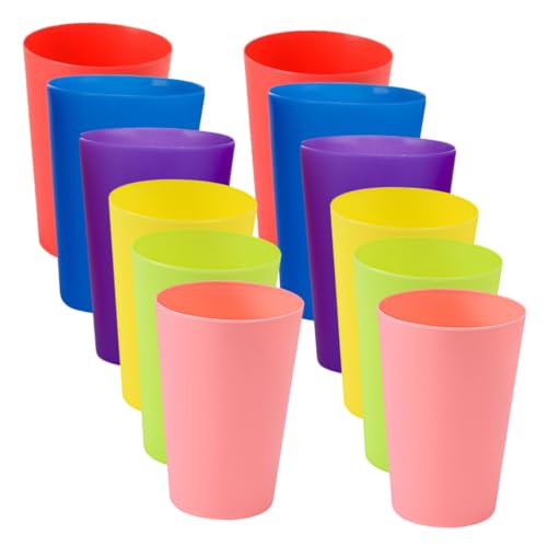 PartyKindom 12 Stück Teiliges Stapelbecher für Bunte Spielzeuge Farben Zählen und Motorik für Partys und Lernspiele für Kleinkinder PartyKindom 12 Stück Teiliges Stapelbecher für Bunte Spielzeuge Farben Zählen und Motorik für Partys und Lernspiele für Kleinkinder von PartyKindom