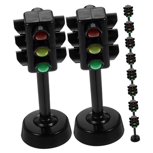 PartyKindom 12 Stück Teiliges Verkehrsampel spielset für Realistische Nachbildung Pädagogisches Lernspielzeug zur Verkehrssicherheit Robustes Design für Frühkindliche Bildung und Geschenke von PartyKindom