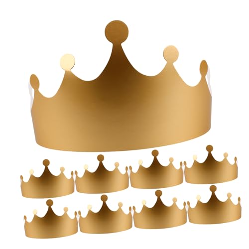 PartyKindom 12Stücke Goldene Papier Kronenhüte für Geburtstagsfeiern und Babyparty Zubehör Bequem und Deformierungsresistent Hochzeiten Themenpartys und Feiern PartyKindom 12Stücke Goldene Papier Kronenhüte für Geburtstagsfeiern und Babyparty Zubehör Bequem und Deformierungsresistent Hochzeiten Themenpartys und Feiern von PartyKindom