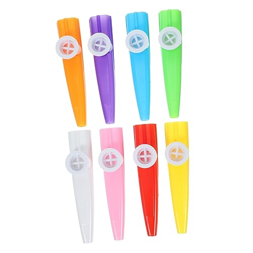 PartyKindom 12Stücke Kazoo Percussion für Kleine Musiker Leichtes und Langlebiges Einfach zu Bedienen für Kreative Klangerlebnisse Zufällige Farben von PartyKindom