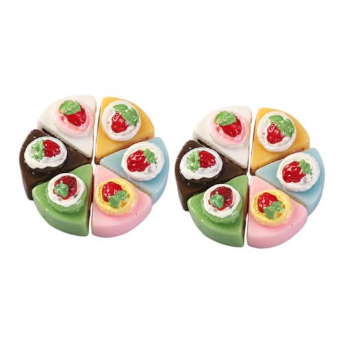 PartyKindom 12Stücke Teiliges Desserts Mischfarben Realistische Kuchen Dekoration für Puppenhäuser Zubehör für Kreative Spielszene und Dekorationsprojekte PartyKindom 12Stücke Teiliges Desserts Mischfarben Realistische Kuchen Dekoration für Puppenhäuser Zubehör für Kreative Spielszene und Dekorationsprojekte von PartyKindom