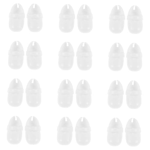 PartyKindom 135 Paare Puppenschuhe für Figuren Plastikstiefel mit Flacher Sohle für Kreative Rollenspiele und Puppenhaus Dekorationen Zubehör für Miniatur Puppenliebhaber von PartyKindom