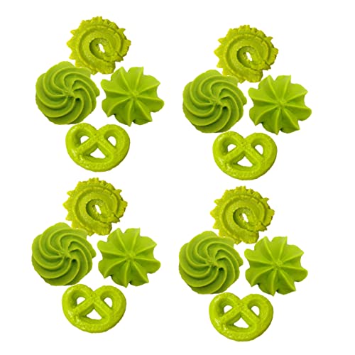 PartyKindom 16 Stück Cookie -Modellspielzeug Lebensmitteldekor Nachtisch Schokolade Sortiert Mini groß gefälschter Keks simuliertes Essen künstliches Cookie-Modell Künstliche Kekse PVC Grün PartyKindom 16 Stück Cookie -Modellspielzeug Lebensmitteldekor Nachtisch Schokolade Sortiert Mini groß gefälschter Keks simuliertes Essen künstliches Cookie-Modell Künstliche Kekse PVC Grün von PartyKindom