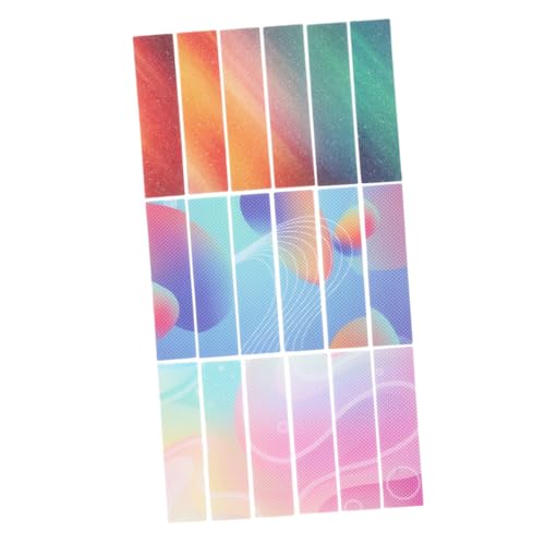 PartyKindom 18 Stück Selbstklebende Stressabbau Streifen Sensorische Haftstreifen für Büro und Alltag Beruhigungsaufkleber für Handy Rückseite Anxiety Sticker PartyKindom 18 Stück Selbstklebende Stressabbau Streifen Sensorische Haftstreifen für Büro und Alltag Beruhigungsaufkleber für Handy Rückseite Anxiety Sticker von PartyKindom