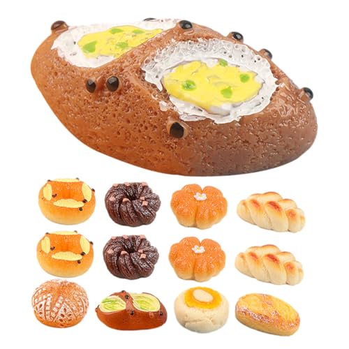PartyKindom 18Stücke Falsches Brot Resin Simulation Brot Dekoration für Inneneinrichtung Fotorequisiten Bäckerei Ausstellungen Langlebiges Küchenzubehör Ansprechenden PartyKindom 18Stücke Falsches Brot Resin Simulation Brot Dekoration für Inneneinrichtung Fotorequisiten Bäckerei Ausstellungen Langlebiges Küchenzubehör Ansprechenden von PartyKindom