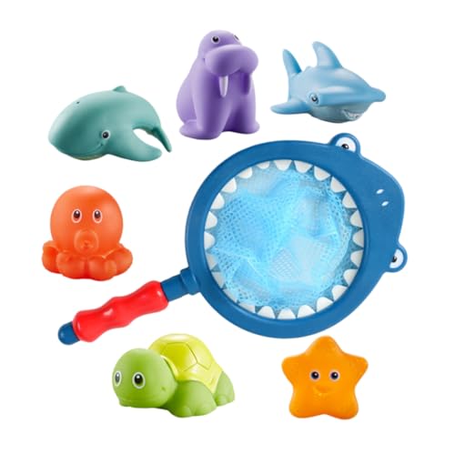 PartyKindom 1Satz Badespielzeug für Teiliges Tier Badespielzeug mit Fischernetz Langlebig für Badewanne und Fördert Spaß und Kreativität Beim PartyKindom 1Satz Badespielzeug für Teiliges Tier Badespielzeug mit Fischernetz Langlebig für Badewanne und Fördert Spaß und Kreativität Beim von PartyKindom
