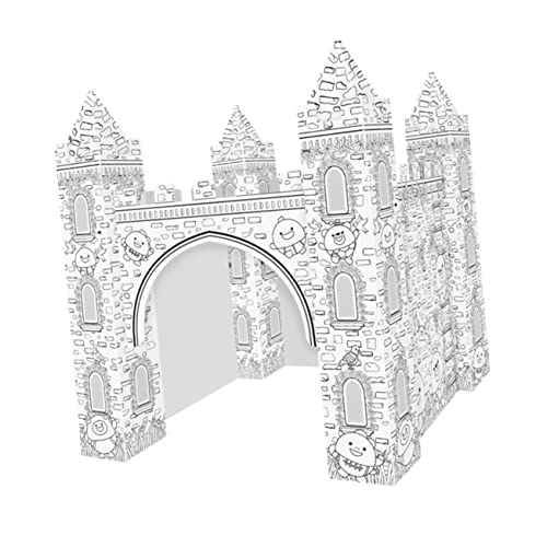 PartyKindom 1Satz DIY Papier Schloss Färbung Puzzle Modell für Kreatives Basteln Umweltfreundliches Material Sicheres Design Fördert Künstlerische Fähigkeiten und Spaß im Kinderzimmer PartyKindom 1Satz DIY Papier Schloss Färbung Puzzle Modell für Kreatives Basteln Umweltfreundliches Material Sicheres Design Fördert Künstlerische Fähigkeiten und Spaß im Kinderzimmer von PartyKindom