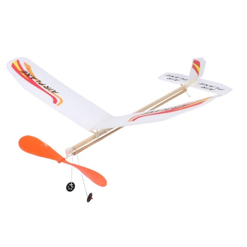 PartyKindom 1Satz Gummibandflugzeug Modell DIY Segelflugzeug für Leicht und Tragbar für Outdoor Aktivitäten für Modellbau und Interaktives Lernen von PartyKindom
