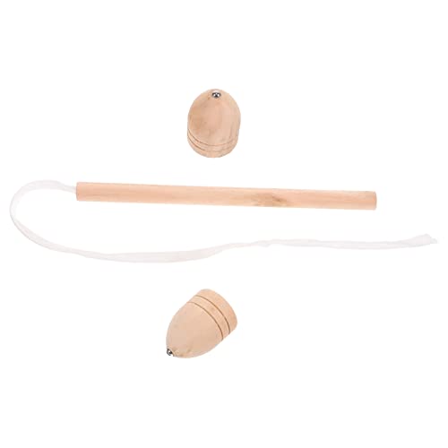 PartyKindom 1Satz Holz Gyroskop Traditionelles Kreatives Drehspielzeug für Fördert Hand Auge Koordination für Partys und Freizeit aus Hochwertigem Holz von PartyKindom