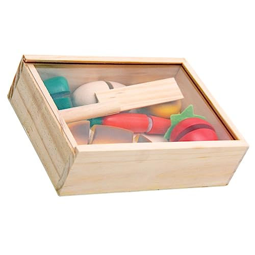 PartyKindom 1Satz Holzspielzeug Obstschneidset für Teiliges Kognitives Motorischen Fähigkeiten und Farbenkenntnis Rollenspiele der Spielküche PartyKindom 1Satz Holzspielzeug Obstschneidset für Teiliges Kognitives Motorischen Fähigkeiten und Farbenkenntnis Rollenspiele der Spielküche von PartyKindom