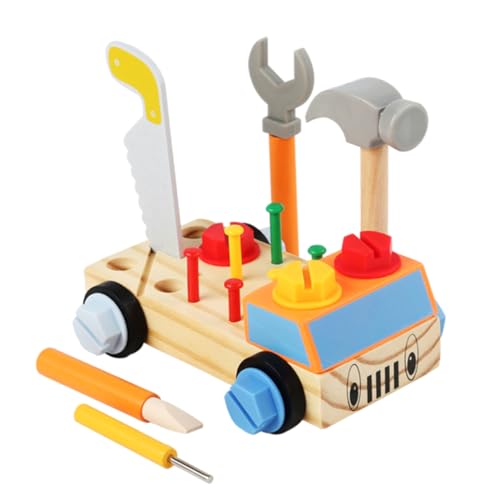 PartyKindom 1Satz Holzspielzeug für Montessori Schraubendreherbrett mit Fahrzeug zum Zerlegen von Muttern Frühkindliches Lernspielzeug für Jungen und Mädchen für Geburtstage PartyKindom 1Satz Holzspielzeug für Montessori Schraubendreherbrett mit Fahrzeug zum Zerlegen von Muttern Frühkindliches Lernspielzeug für Jungen und Mädchen für Geburtstage von PartyKindom