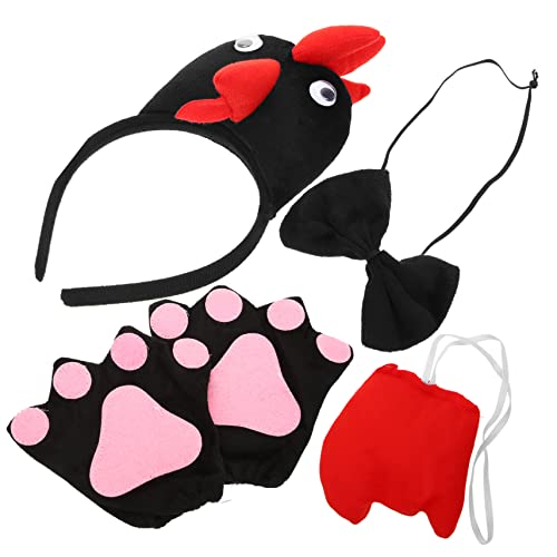 PartyKindom 1Satz Hühnerkostüm Set für Teiliges Hühner Haarband mit Fliege für Ostern Halloween Partys Lustige Tierkostüm Requisiten PartyKindom 1Satz Hühnerkostüm Set für Teiliges Hühner Haarband mit Fliege für Ostern Halloween Partys Lustige Tierkostüm Requisiten von PartyKindom