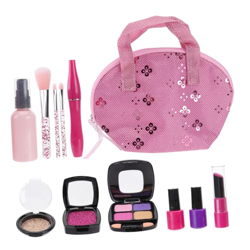 PartyKindom 1Satz Kinderschminke Set für Mädchen mit Kosmetikspielzeug für Kreatives Rollenspiel und Tragbar für Ab Jahren Fördert Pflegegewohnheiten und Fantasie PartyKindom 1Satz Kinderschminke Set für Mädchen mit Kosmetikspielzeug für Kreatives Rollenspiel und Tragbar für Ab Jahren Fördert Pflegegewohnheiten und Fantasie von PartyKindom