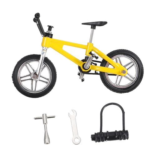 PartyKindom 1Satz Mini Finger Bike Modell aus Hochwertiger für Schreibtischspiele Fingerfahrrad zur Dekoration für Sammlerstück von PartyKindom