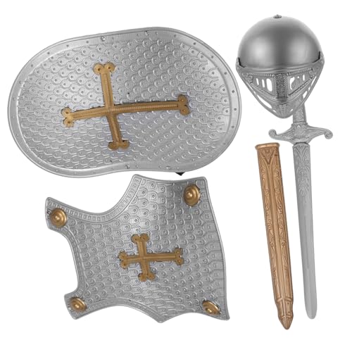 PartyKindom 1Satz Mittelalterliches Rüstungsset für Vintage Rüstungsrequisiten mit Schild Cosplay für Jungen von Jahren PartyKindom 1Satz Mittelalterliches Rüstungsset für Vintage Rüstungsrequisiten mit Schild Cosplay für Jungen von Jahren von PartyKindom