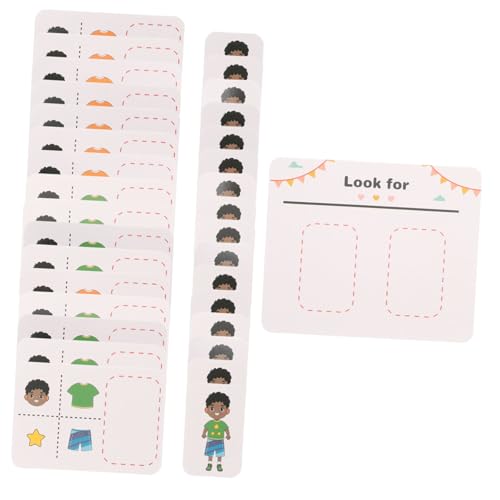 PartyKindom 1Satz Montessori Lernspielzeug für Interaktive Trainingskarten für Vorschul Puzzlespiele Fördert Beobachtungsfähigkeiten und Familieninteraktion für Kindergarten PartyKindom 1Satz Montessori Lernspielzeug für Interaktive Trainingskarten für Vorschul Puzzlespiele Fördert Beobachtungsfähigkeiten und Familieninteraktion für Kindergarten von PartyKindom