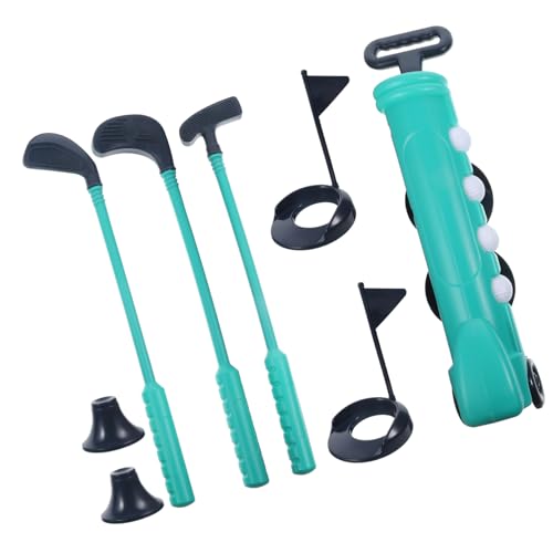PartyKindom Kinder Golfspielzeug Satz für Jungen und Mädchen Interaktives Sportspielzeug mit Leichten Golfschlägern und Bällen für Outdoor Aktivitäten und von PartyKindom